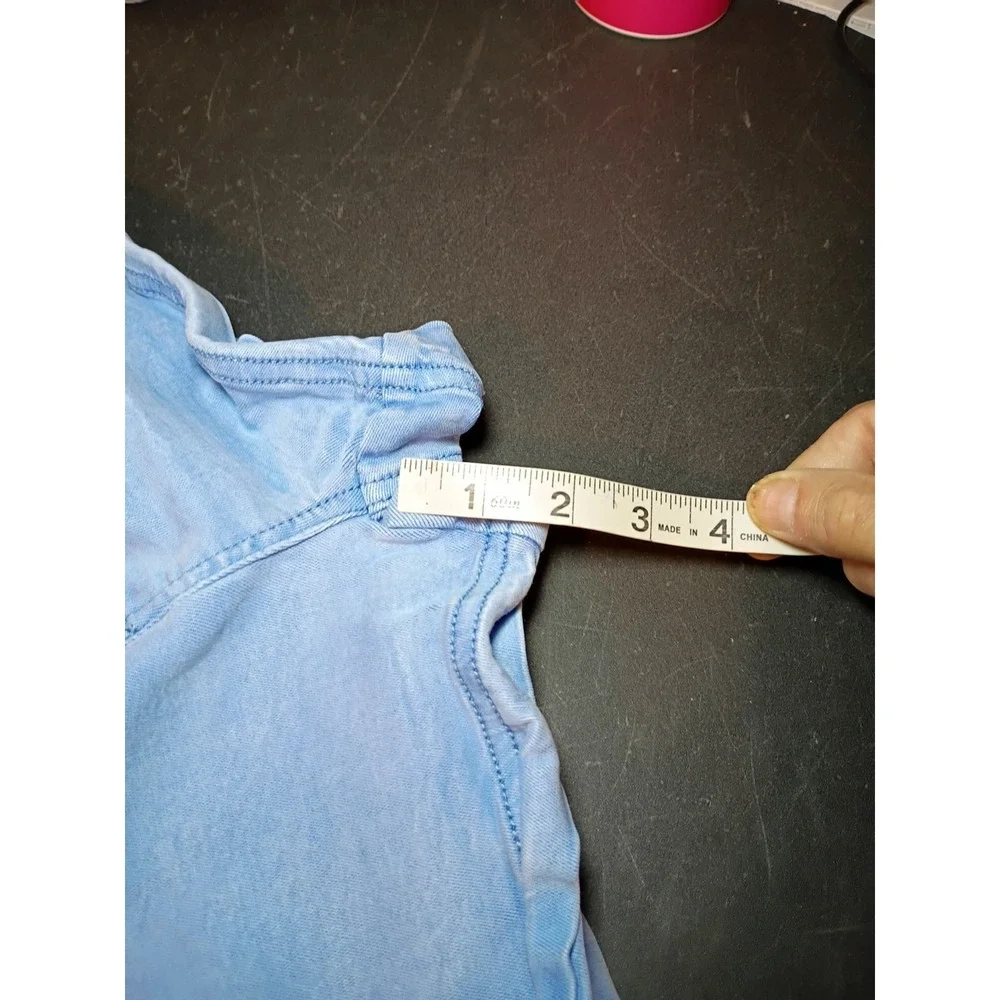 BKE Womens Blue Casual Jean Shorts Size 25 Denim Cotton Blend Short - Picture 9 of 10
